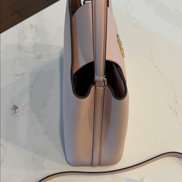 NWOT Tory Burch Britten Blush Pink Satchel Retails for $700 - Picture 10 of 16